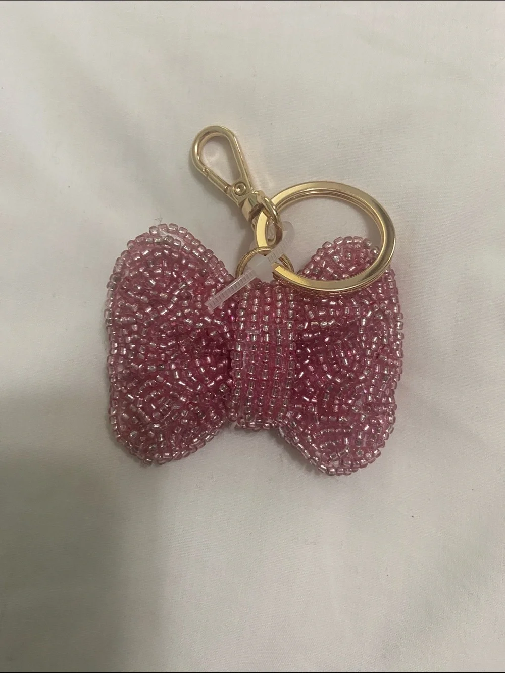 Adorable bow bag tag
